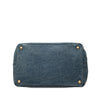 Prada Denim Canapa Logo Tote Secondhand