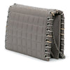 Chanel Small Lambskin Chocolate Bar CC Piercing Studded Chain Flap Secondhand