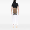 Burberry Mega Check Canvas Drawstring Backpack Secondhand