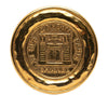 Chanel Gold Plated 31 Rue Cambon Round Vintage Pin Brooch Secondhand