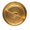 Chanel Gold Plated 31 Rue Cambon Round Vintage Pin Brooch Secondhand