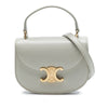 Celine Mini Shiny Calfskin Besace Clea Satchel Secondhand