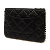 Chanel CC Quilted Satin Chain Around Clutch Secondhand