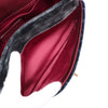 Chanel Paris Cosmopolite Small Tricolor Quilted Velvet Private Affair Camellia Flap Secondhand