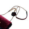 Chanel Paris Cosmopolite Small Tricolor Quilted Velvet Private Affair Camellia Flap Secondhand