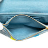 Louis Vuitton Embroidered Monogram Denim New Wave Chain Pochette Secondhand