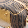 Fendi Zebra Print Canvas Satchel Secondhand