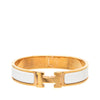Hermès Narrow Enamel Clic H Bracelet PM Secondhand
