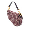 Dior Mini Oblique Canvas Saddle Bag Secondhand