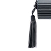 Saint Laurent Ribbed Acrylic Lambskin Fringe Monogram Monochrome Opium Box Bag Secondhand