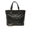Chanel Medium Quilted Coated Canvas Paris Biarritz Tote Secondhand