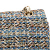 Chanel Medium Classic Multicolor Tweed Double Flap Secondhand