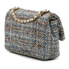 Chanel Medium Classic Multicolor Tweed Double Flap Secondhand