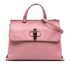 Gucci Medium Leather Bamboo Daily Satchel Secondhand