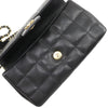 Chanel Mini CC Chocolate Bar Lambskin Camellia Flap Secondhand