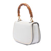 Gucci Calfskin Frame Print Bamboo Top Handle Bag Secondhand