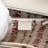 Gucci Calfskin Frame Print Bamboo Top Handle Bag Secondhand
