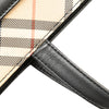 Burberry Nova Check Trimmed Leather Handbag Secondhand