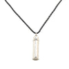Cartier Silver Plated Logo Pill Case Pendant Necklace Secondhand