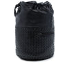 Secondhand Bottega Veneta Nappa Intrecciato Front Zip Drawstring Bucket Bag