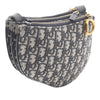 Dior Oblique Canvas Saddle Triple Zip Crossbody Secondhand