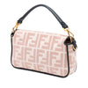 Fendi Zucca Embroidered Canvas Baguette Satchel Secondhand