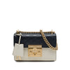 Gucci Small Bicolor Guccissima Padlock Crossbody Secondhand