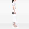 Saint Laurent Croc Embossed Leather Monogram Kate Tassel Wallet on Chain Secondhand