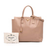 Prada Saffiano Lux Double Handle Shopping Tote Secondhand