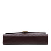 Saint Laurent Large Chevron Grain de Poudre Monogram Envelope Bag Secondhand