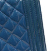 Chanel Old Medium Quilted Patent Acrylic Boy Flap Secondhand