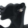 Chanel Silver Plated CC Clip on Earrings Secondhand