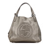 Gucci Medium Metallic Leather Soho Cellarius Tote Secondhand