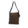 Secondhand Fendi Zucca Canvas Shoulder Bag