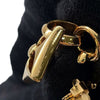 Louis Vuitton Gold Plated Crazy In Lock Drop Push Back Earring Set Secondhand