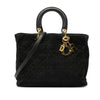 Dior Large Suede Cannage Lady Dior Secondhand