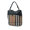 Burberry Medium Mega Check Canvas and Leather Sycamore Hobo Secondhand