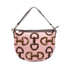 Gucci Canvas Bamboo Horsebit Print Hobo Secondhand
