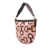Gucci Canvas Bamboo Horsebit Print Hobo Secondhand