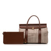 Loro Piana Toile Herringbone and Leather Loom L32 Secondhand