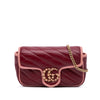 Secondhand Gucci Super Mini GG Marmont Matelasse Leather Torchon Flap Crossbody