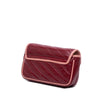 Secondhand Gucci Super Mini GG Marmont Matelasse Leather Torchon Flap Crossbody