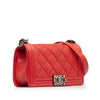 Chanel Old Medium Calfskin Double Stitch Boy Flap Secondhand