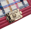 Chanel Small Tweed and Lambskin Boy Flap Secondhand