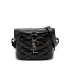 Saint Laurent Quilted Lambskin Monogram June Box Bag Secondhand