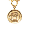 Chanel Gold Plated 31 Rue Cambon Medallion Pendant Necklace Secondhand