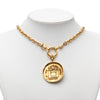 Chanel Gold Plated 31 Rue Cambon Medallion Pendant Necklace Secondhand