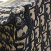 Dior Large Oblique Embroidered Canvas Book Tote Secondhand