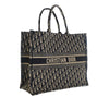 Dior Large Oblique Embroidered Canvas Book Tote Secondhand