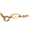 Chanel CC Gold Plated Strass Pendant Necklace Secondhand